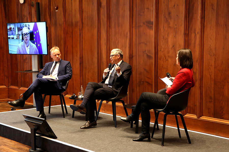 Panel Debate with Jutta Urpilainen, Bill Gates, Clemens Fuest and Alexandra Föderl-Schmid